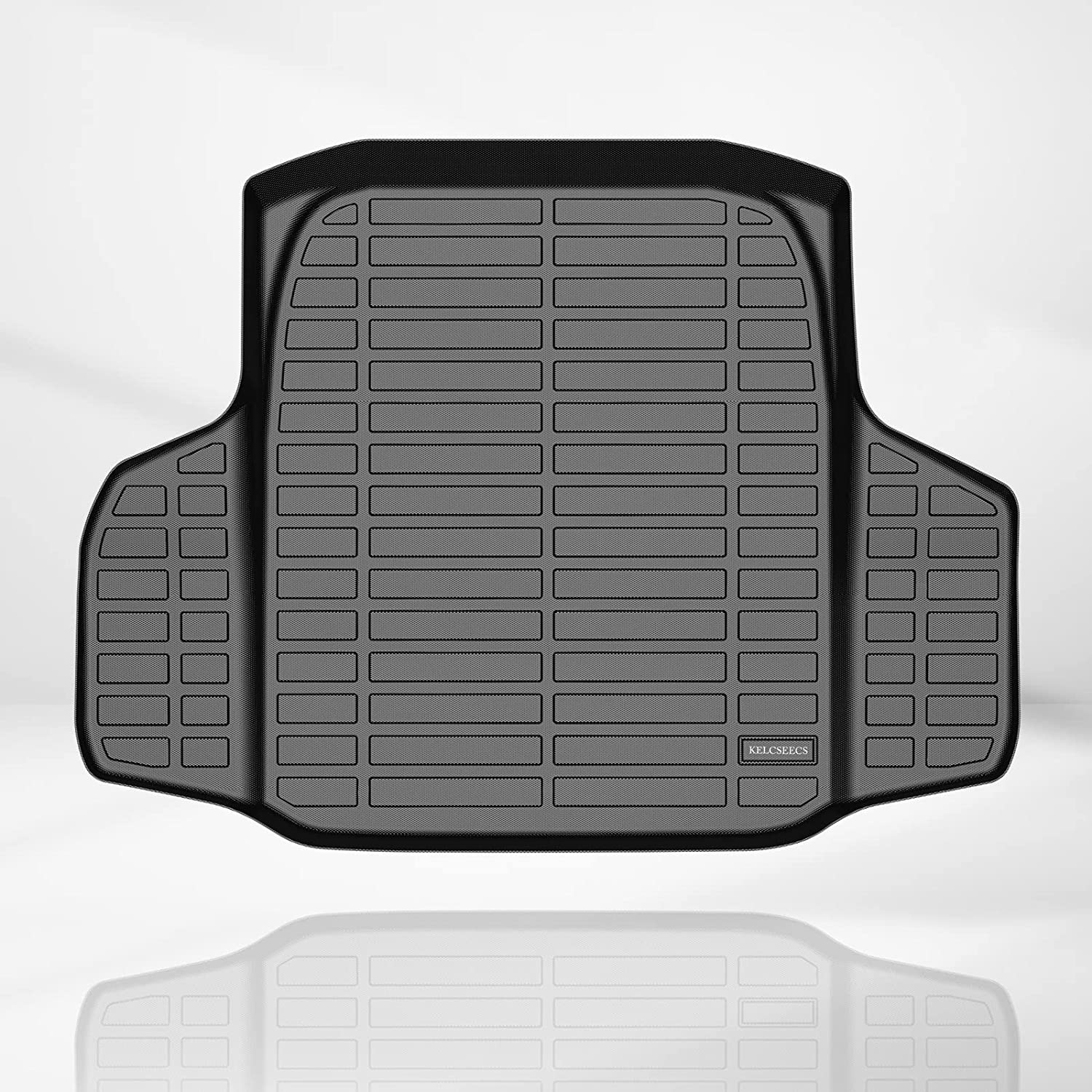 Kelcseecs All Weather 3D Tech Design TPE Car Trunk Mat Cargo Liner For Honda Accord 2018-2023