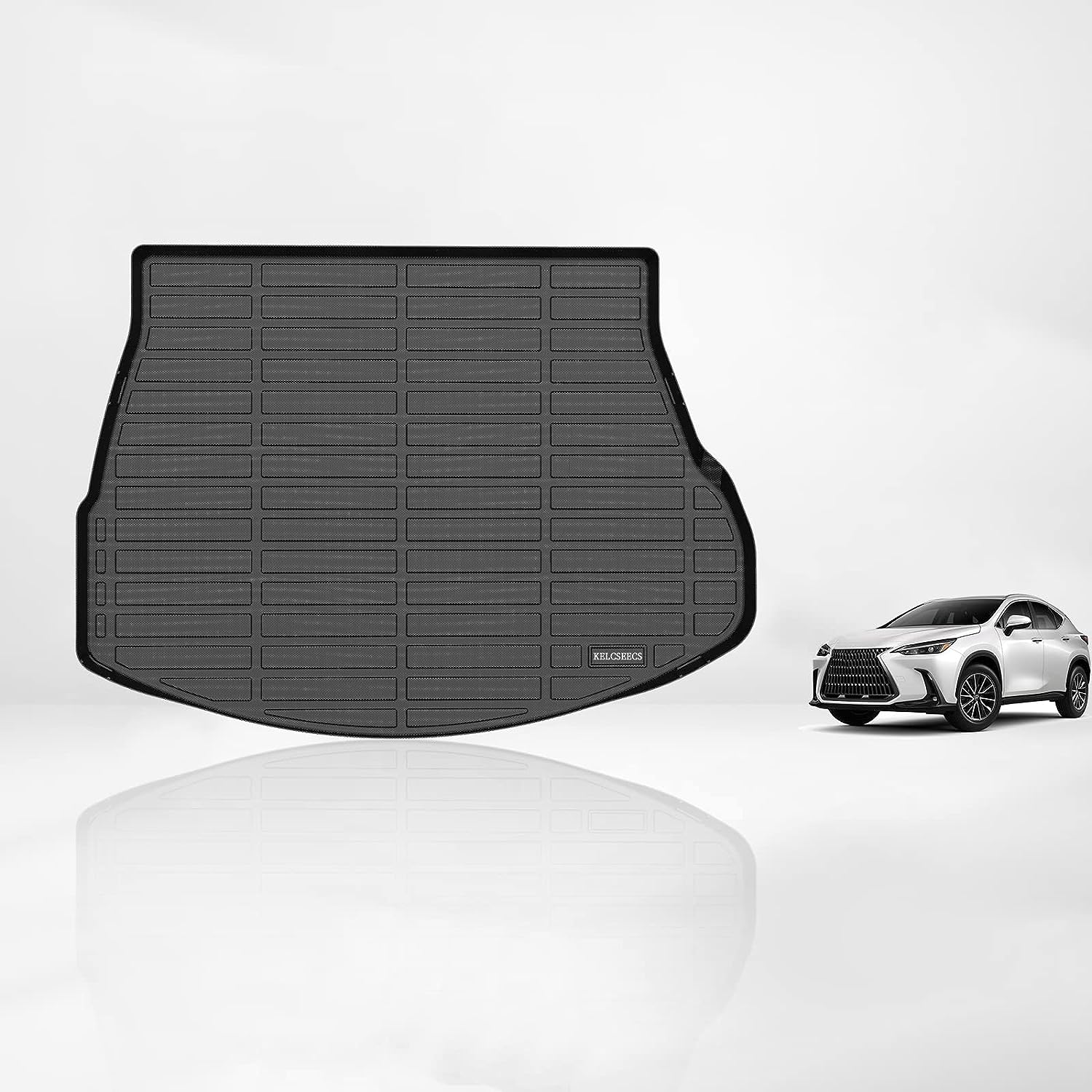 Kelcseecs All Weather 3D Tech Design TPE Car Trunk Mat Cargo Liner For Lexus NX 2022-2024
